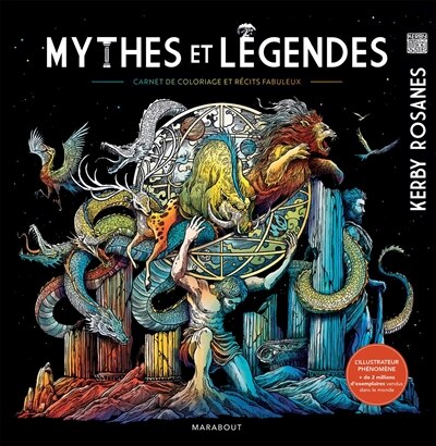 Couverture_Mythes et légendes : carnet de coloriage