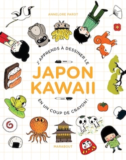 Front cover_J'apprends à dessiner le Japon kawaii en un coup de crayon !