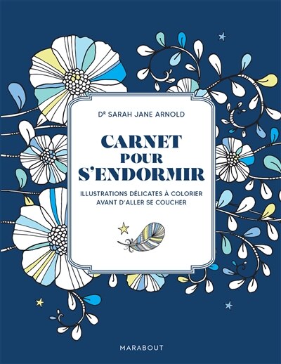 Couverture_Carnet pour s'endormir : illustrations délicates à colorier avant d'aller se coucher