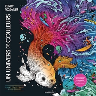 Front cover_Un univers de couleurs : Carnet de coloriages