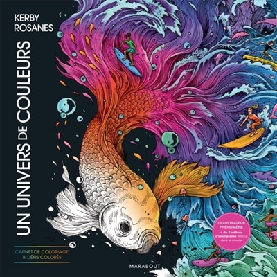 Front cover_Un univers de couleurs : Carnet de coloriages