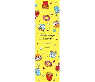Couverture_Marque-pages à colorier : Kawaii