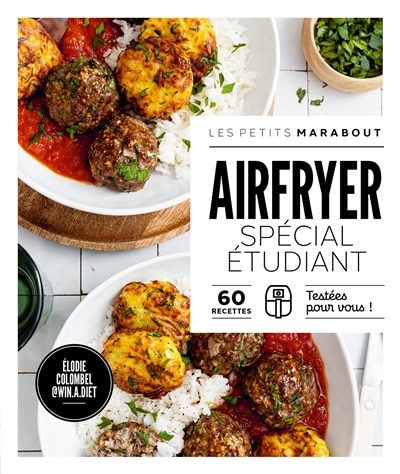 Couverture_Recettes au Air fryer, spécial étudiant