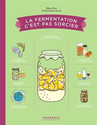 Couverture_La fermentation c'est pas sorcier petit précis de fermentation