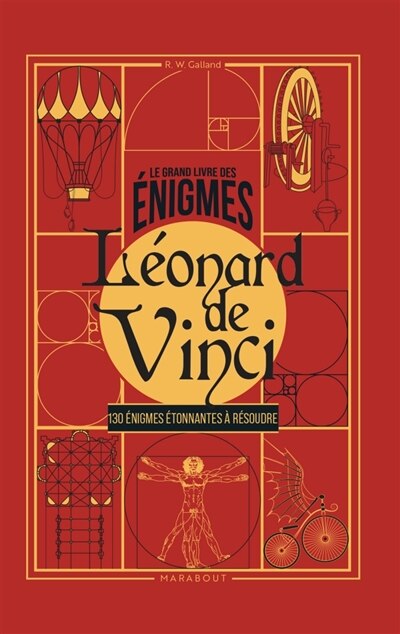 Front cover_Le grand livre des énigmes : Léonard de Vinci