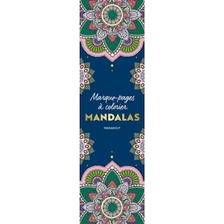 Front cover_Marque-pages à colorier : Mandalas