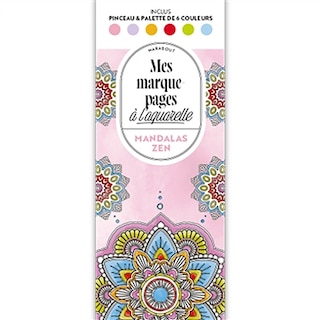 Front cover_Mes marque-pages à l'aquarelle : Mandalas zen