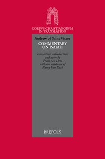 Couverture_Andrew of Saint Victor, Commentary on Isaiah