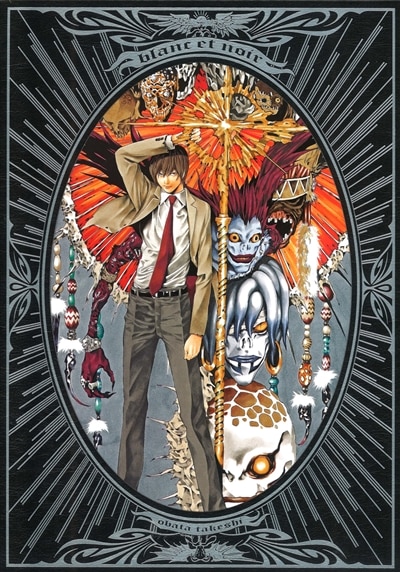 Takeshi Obata illustrations: blanc et noir