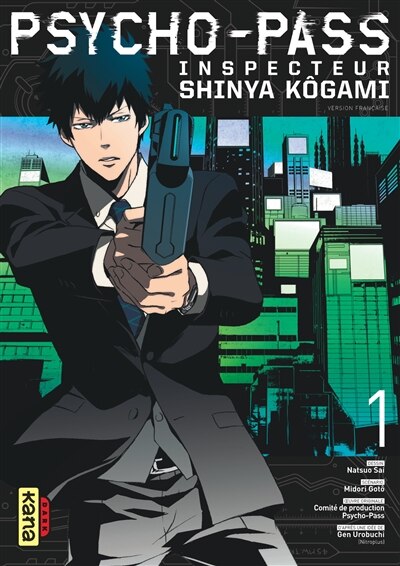 Front cover_Psycho-Pass 01 : Inspecteur Shinya Kôgami