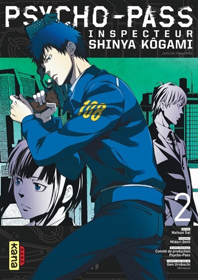 Couverture_Psycho-pass 02  Inspecteur Shinya Kôgami
