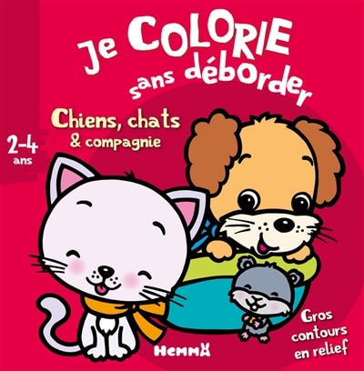 Couverture_Je colorie sans déborder, 2-4 ans