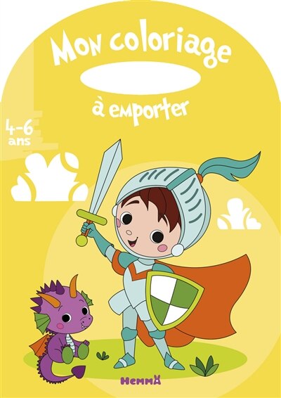 Front cover_Mon coloriage à emporter, 4-6 ans