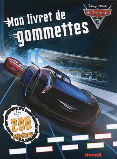 Front cover_Cars 3 : mon livret de gommettes