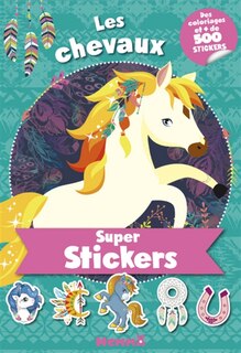 Front cover_Les chevaux : super stickers