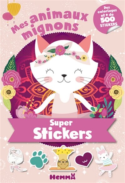 Couverture_Mes animaux mignons : super stickers