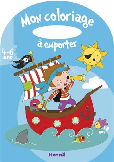 Front cover_Mon coloriage à emporter : 4-6 ans : pirate