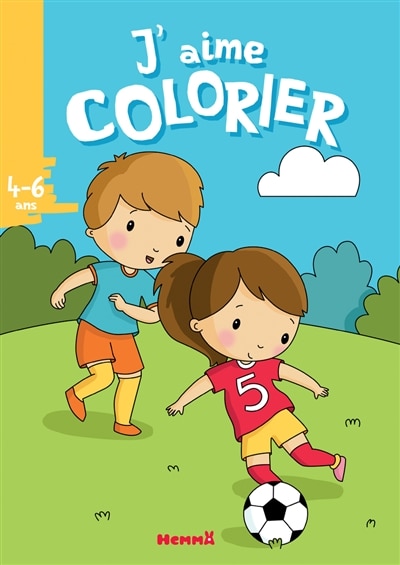 Front cover_J'aime colorier, 4-6 ans