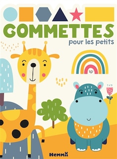 Couverture_Girafe, hippo : gommettes pour les petits