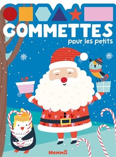 Couverture_P&egrave;re No&euml;l et pingouin : gommettes pour les petits
