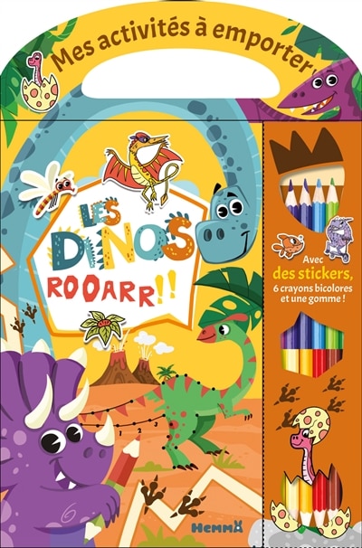 Front cover_Les dinos rooarr !! : mes activités à emporter
