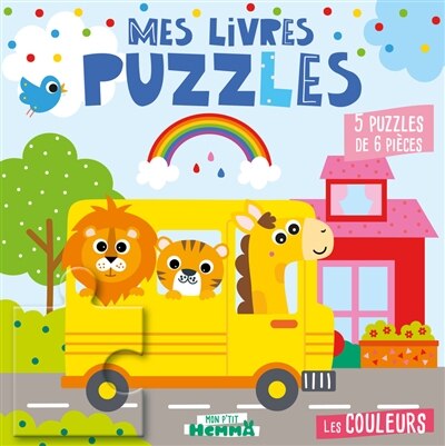 Couverture_Les couleurs : mes livres puzzles