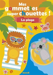 Couverture_La plage : mes gommettes super chouettes !