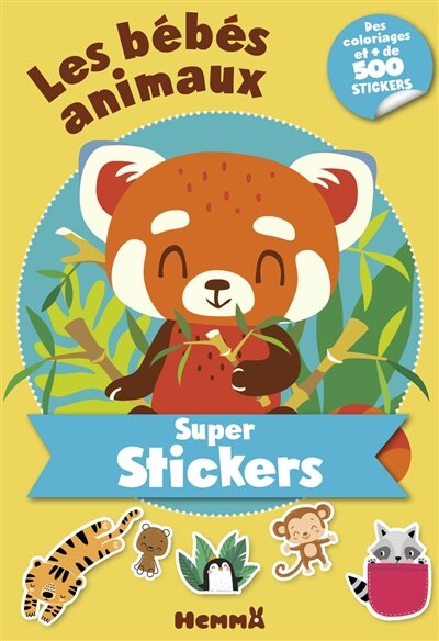 Front cover_Les bébés animaux : super stickers