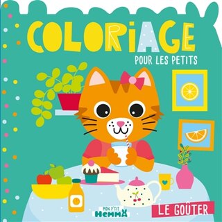 Front cover_Mon P'tit Hemma : Coloriage pour les petits : Le gouter