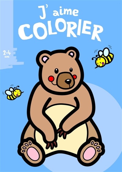 Front cover_J'aime colorier (2-4 ans) (Ours brun)