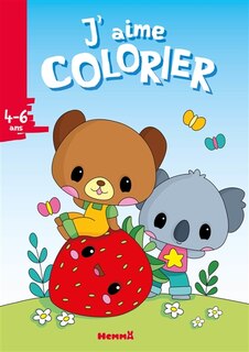 Couverture_J'aime colorier (4-6 ans) (Ourson et koala)