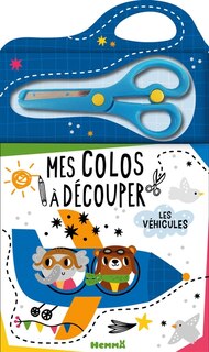 Front cover_Mes colos à découper : Les véhicules