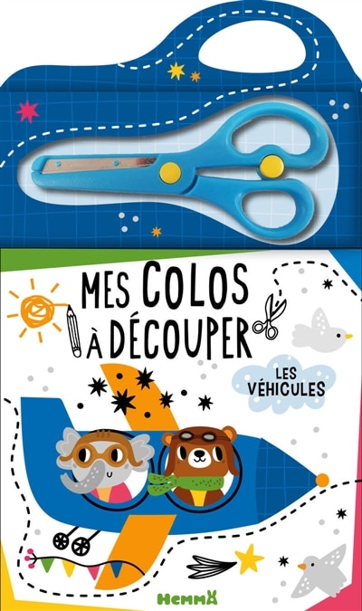 Front cover_Mes colos à découper : Les véhicules