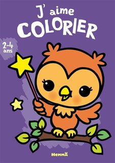Front cover_J'aime colorier (2-4 ans) (Hibou)