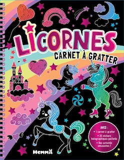 Couverture_LICORNES - CARNET A GRATTER