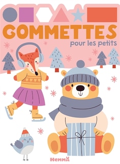 Front cover_Gommettes pour les petits (Ours, renard, hiver)