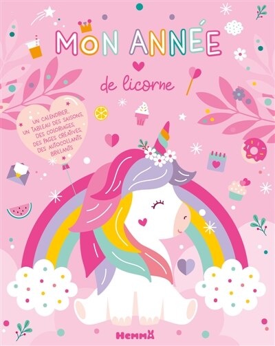 Couverture_Mon ann&eacute;e de licorne