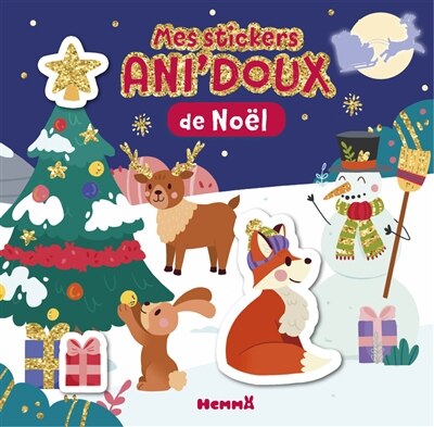 Couverture_Mes stickers Ani'doux de Noël