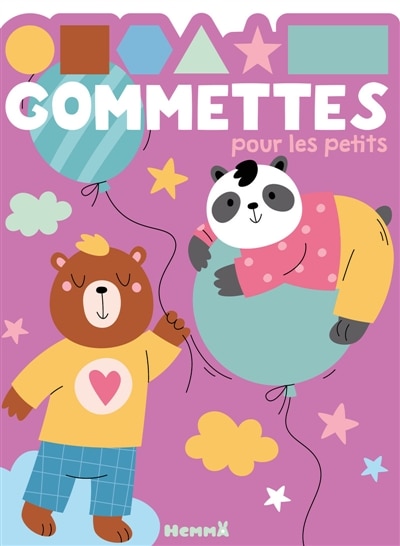 Couverture_Gommettes pour les petits (Ourson et panda)