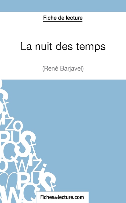 Front cover_La nuit des temps - René Barjavel (Fiche de lecture)