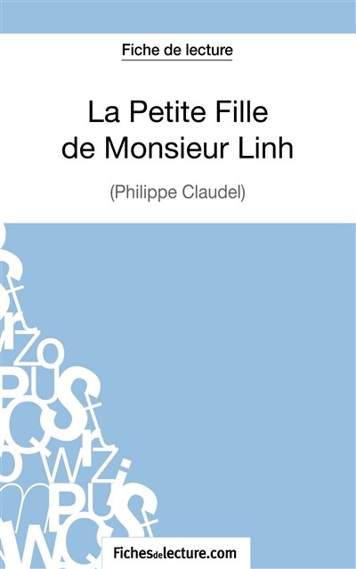 Front cover_La Petite Fille de Monsieur Linh - Philippe Claudel (Fiche de lecture)