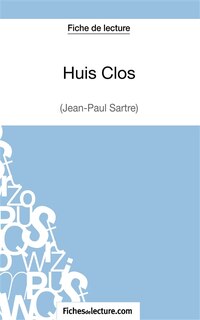 Front cover_Huis Clos de Jean-Paul Sartre (Fiche de lecture)