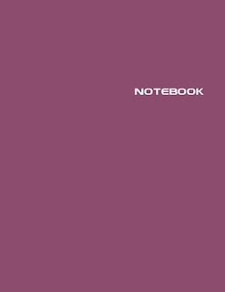Notebook: Lined Journal - Stylish Euphoric Magenta - 120 Pages - Large 8.5 X 11 Inches - Composition Book Pap