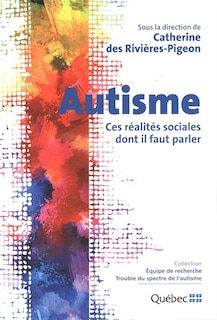 Front cover_Autisme : ces réalités sociales dont il faut parler