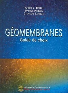 Front cover_Géomembranes : guide de choix sous l'angle des matériaux