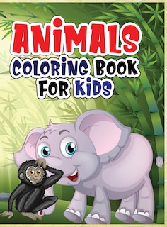 Front cover_Animals coloring book for kids
