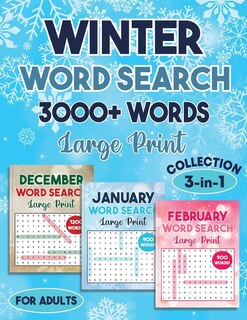 Couverture_Winter Word Search 3000 + Words Puzzle Book Large Print