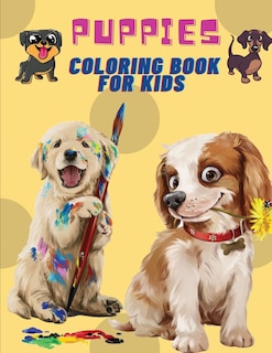 Couverture_Puppies Coloring Book For Kids