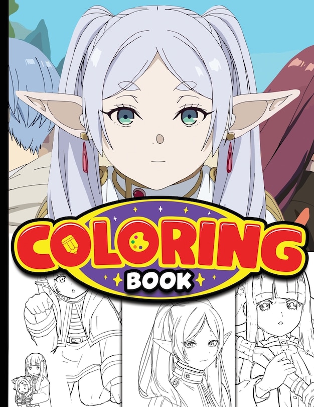 Couverture_Frieren Beyond Journey's End Coloring book for kids and Teens