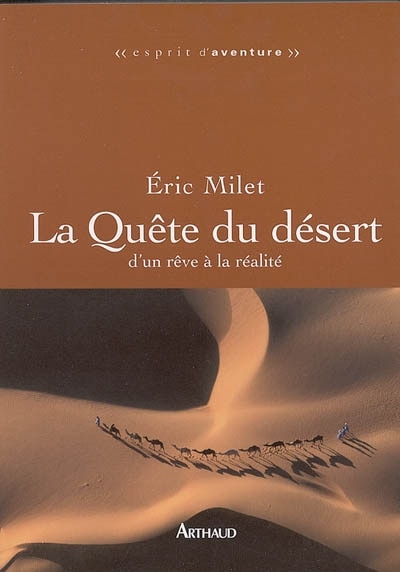 Front cover_La quête du désert : d'un rêve à la réalité